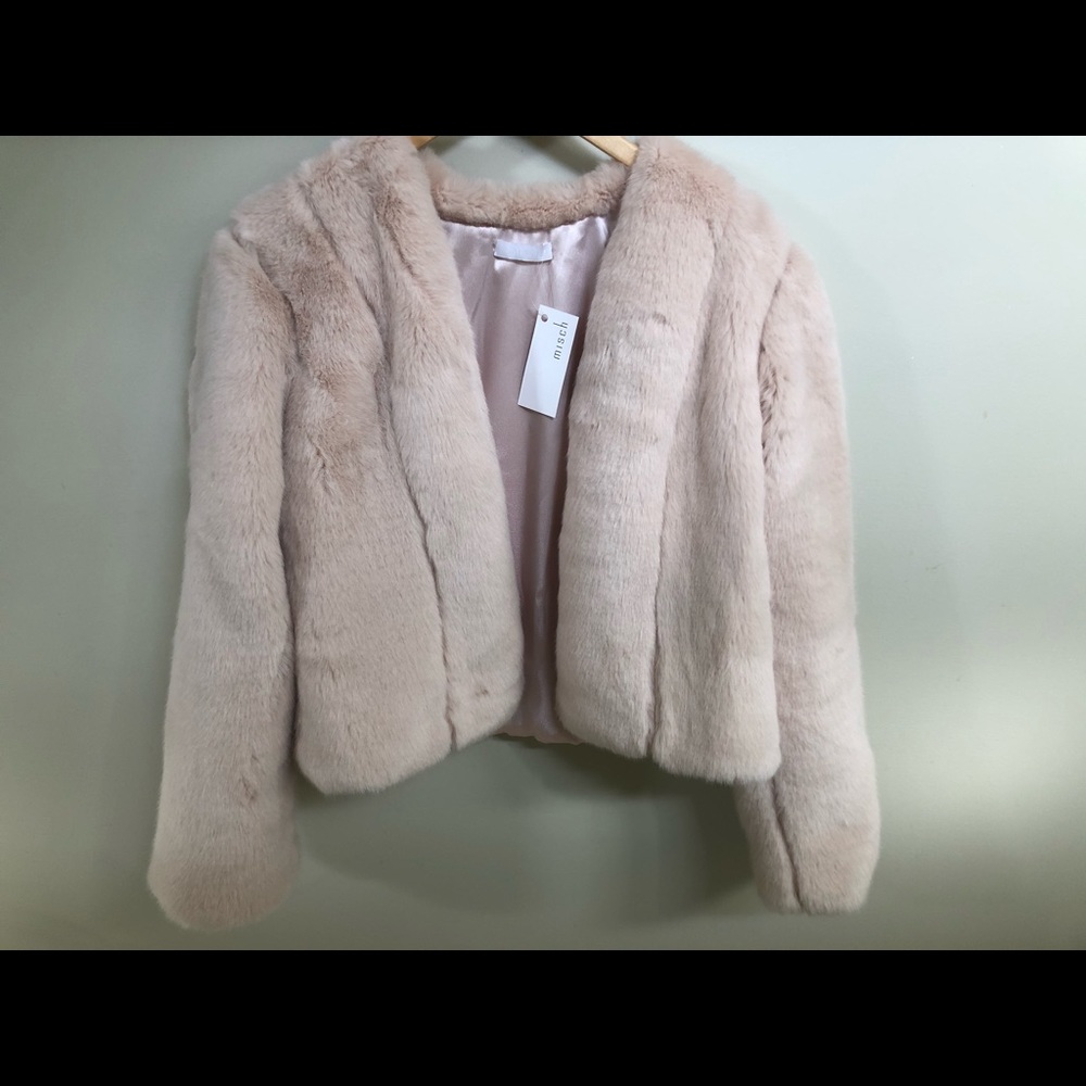 Beautiful Sablyn Faith Faux Fur jacket. Never been worn.